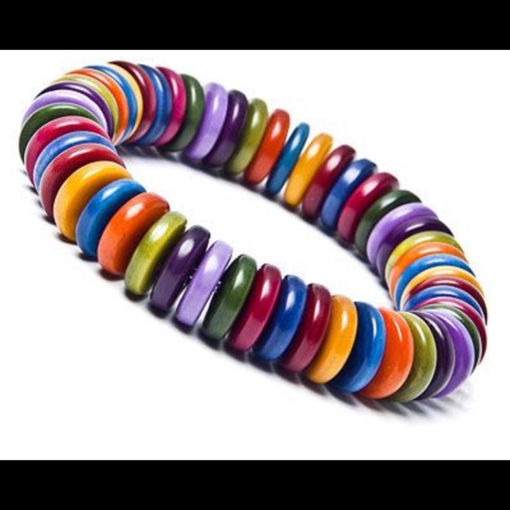 Tagua Nut Bracelet Multicolor